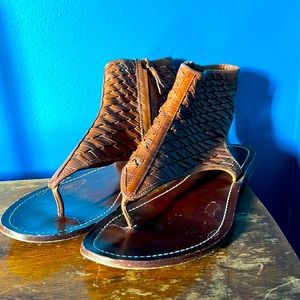 Cole Haan Woven Leather Sandals